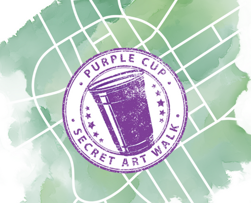 Purple Cups for Businesses in Huntsville's Arts & Entertainment Distri