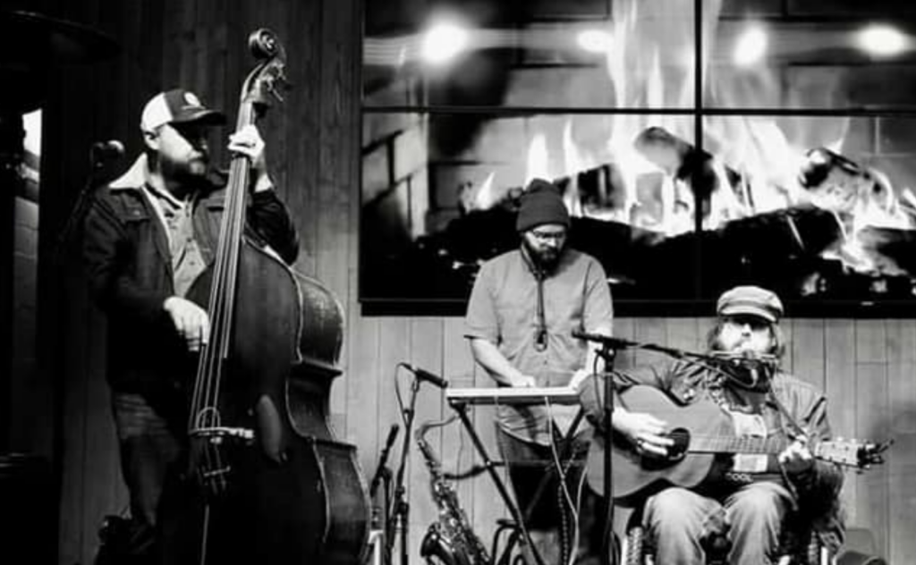 The Silver Silos band performing on stage
